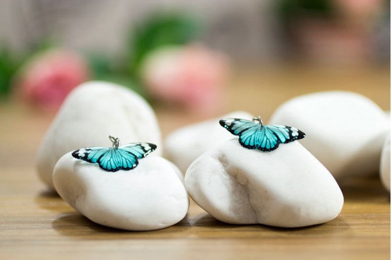 Acdria Small Tiger Butterfly Earrings