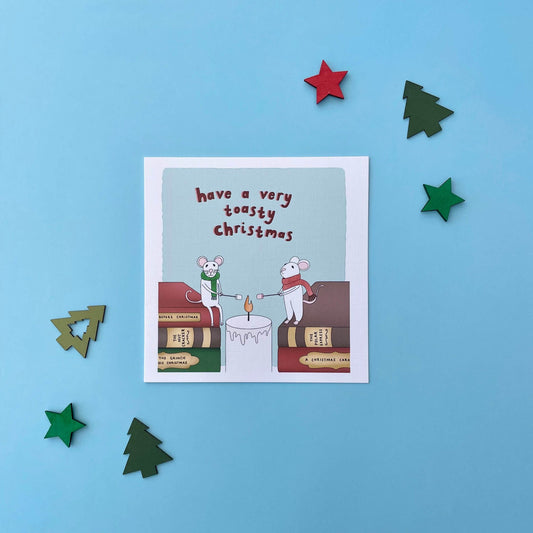 DigitalsByCait Toasty Christmas Mouse Card