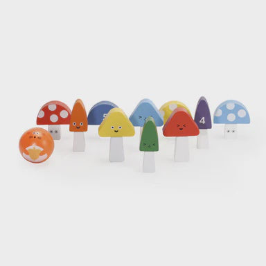 Kikkerland Kidoki Mini Mushroom Bowling - Podarok