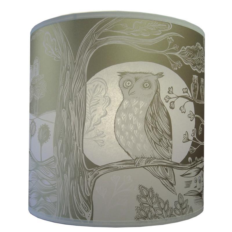 Lush Designs Gold Owl Lampshade