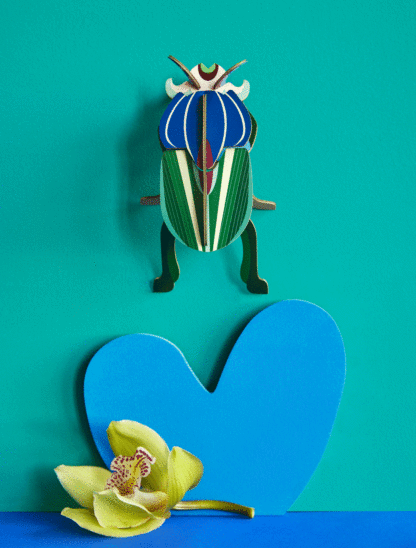 Studio Roof Mimela Scarab Beetle Wall Decoration - Podarok