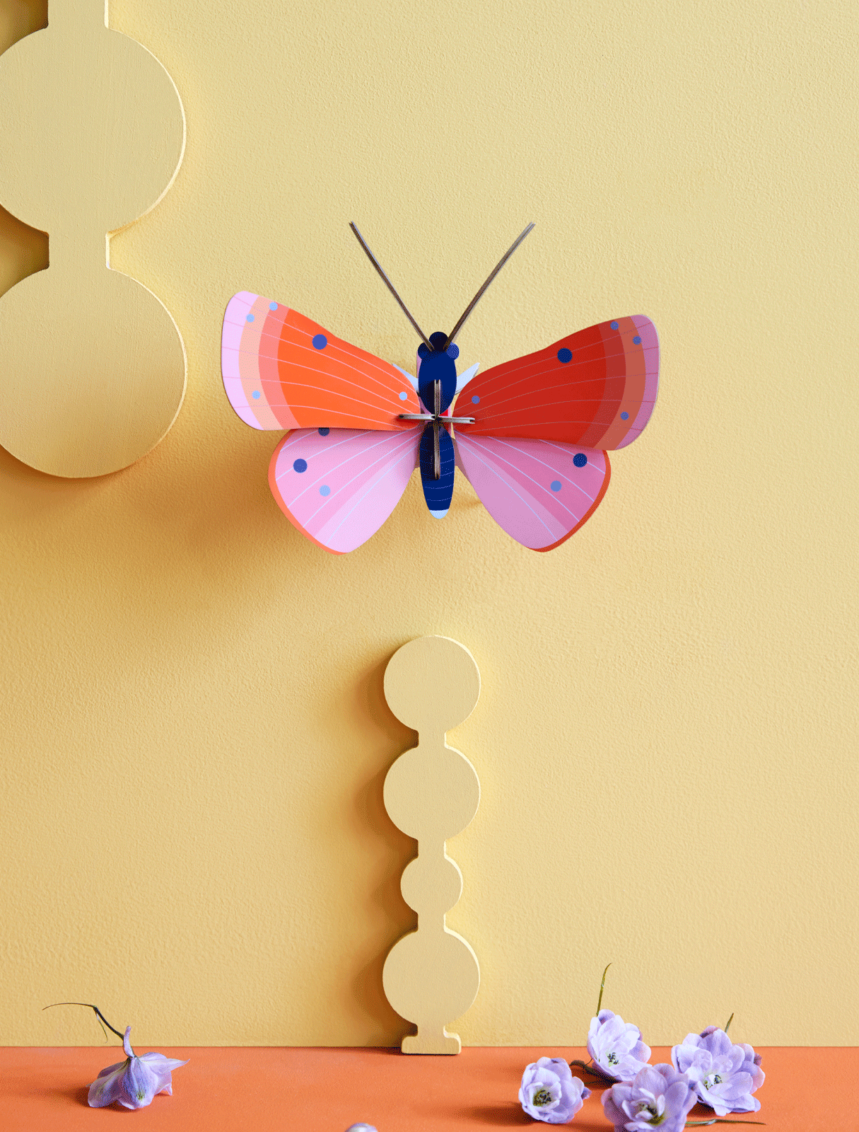 Studio Roof Speckled Copper Butterfly Wall Decoration - Podarok