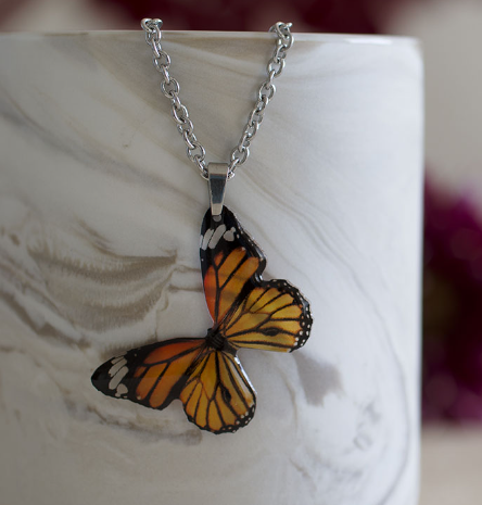 Acdria Orange Monarch Pendant