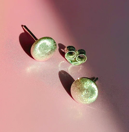 Vurchoo Matt Finish Silver Studs - Podarok