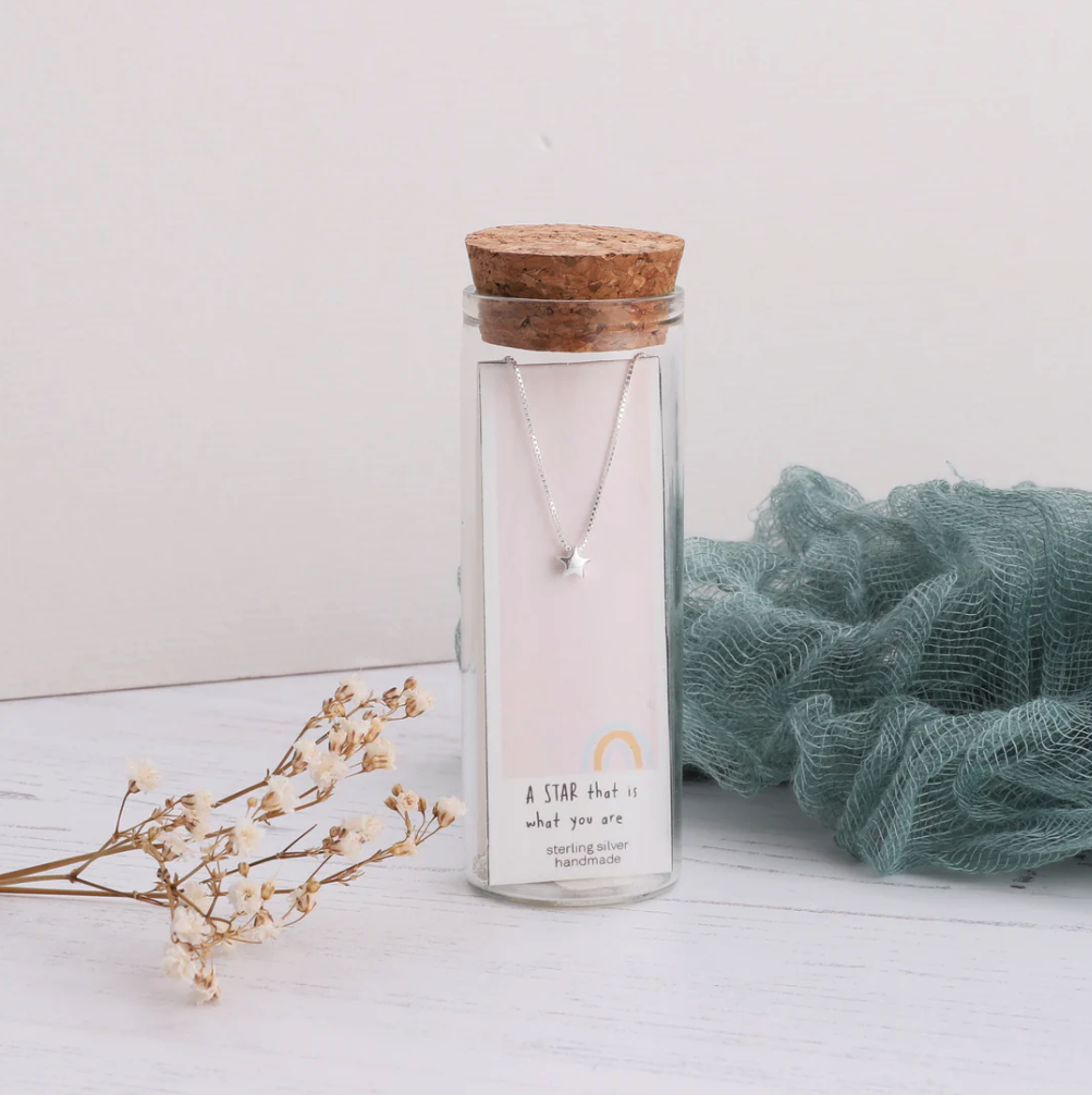 Attic Creations A Star is What You Are Necklace - Sterling Silver - Podarok