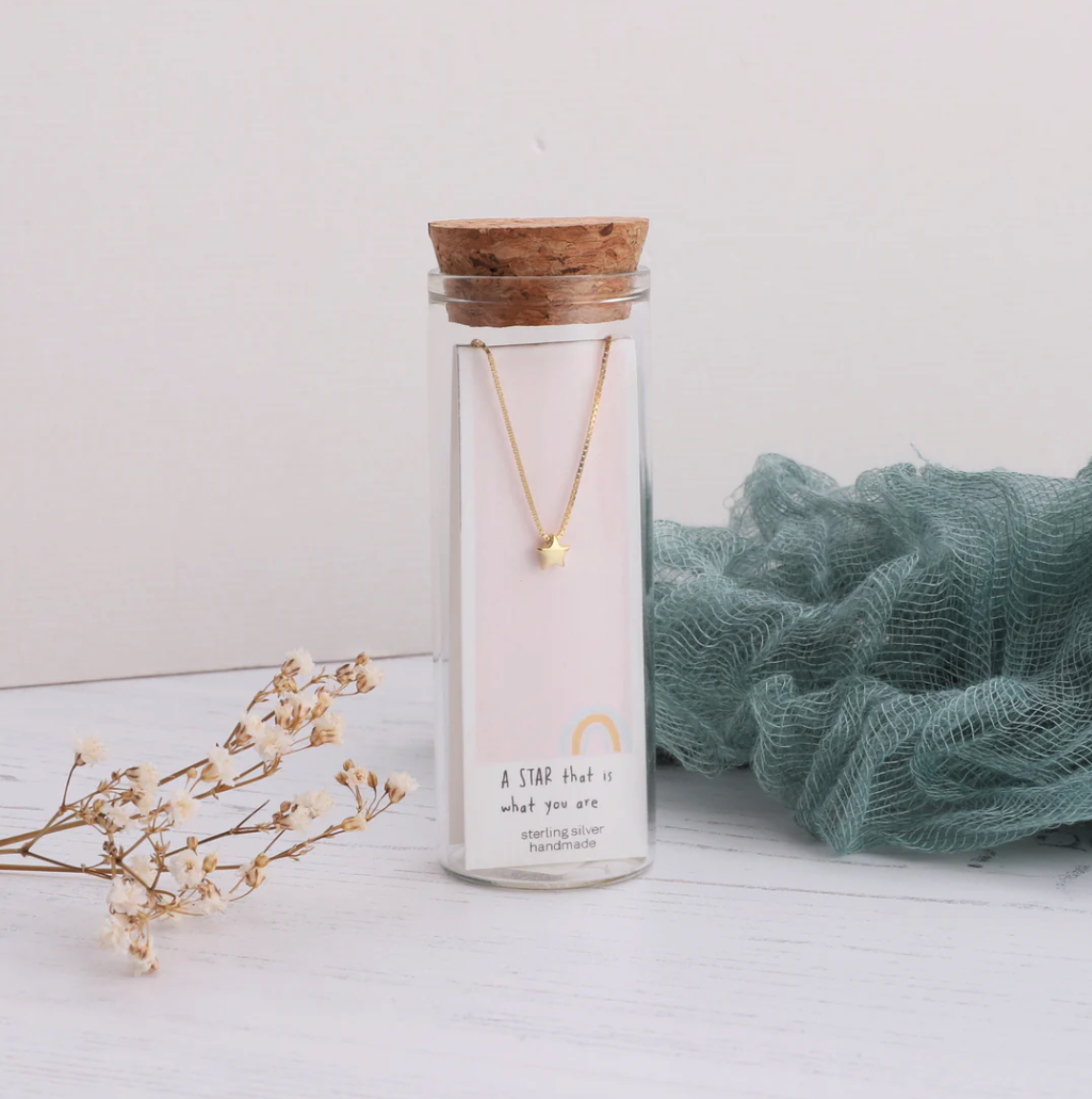 Attic Creations A Star is What You Are Necklace - Gold Plated - Podarok