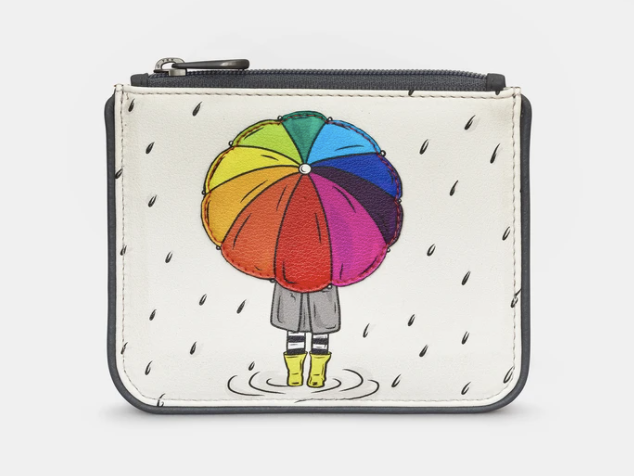 Yoshi Leather Coin Purse Rain Rain Go Away - Podarok