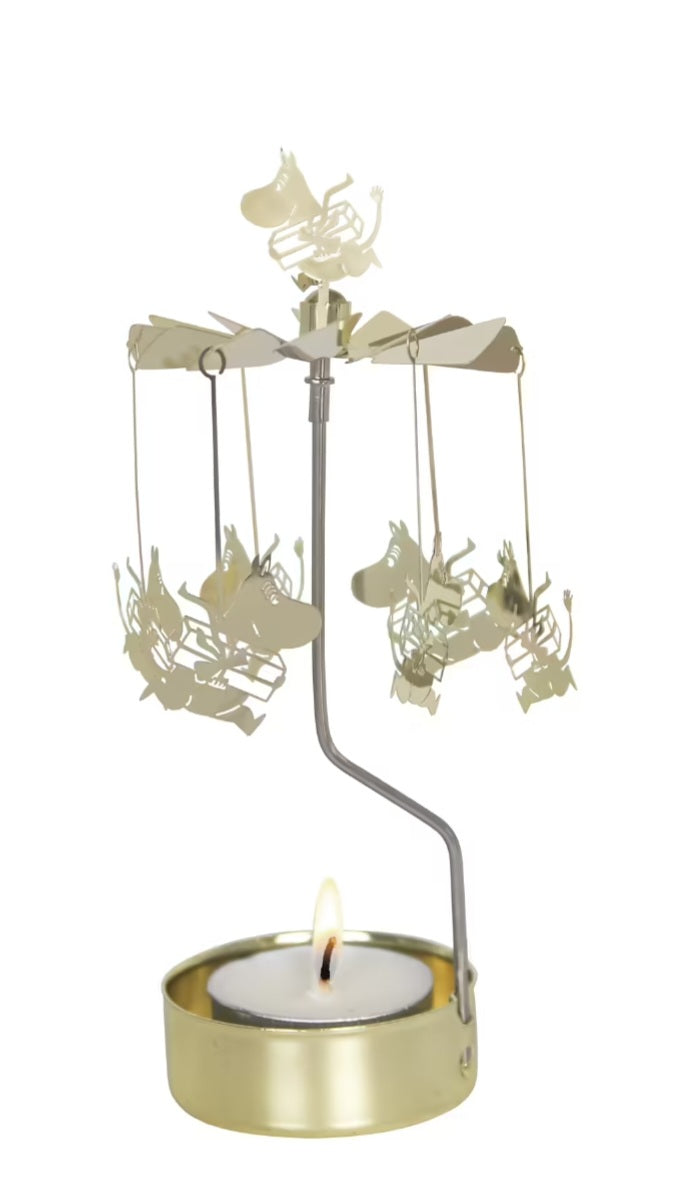 Moomin Gift Gold Rotary Candle Holder - Podarok
