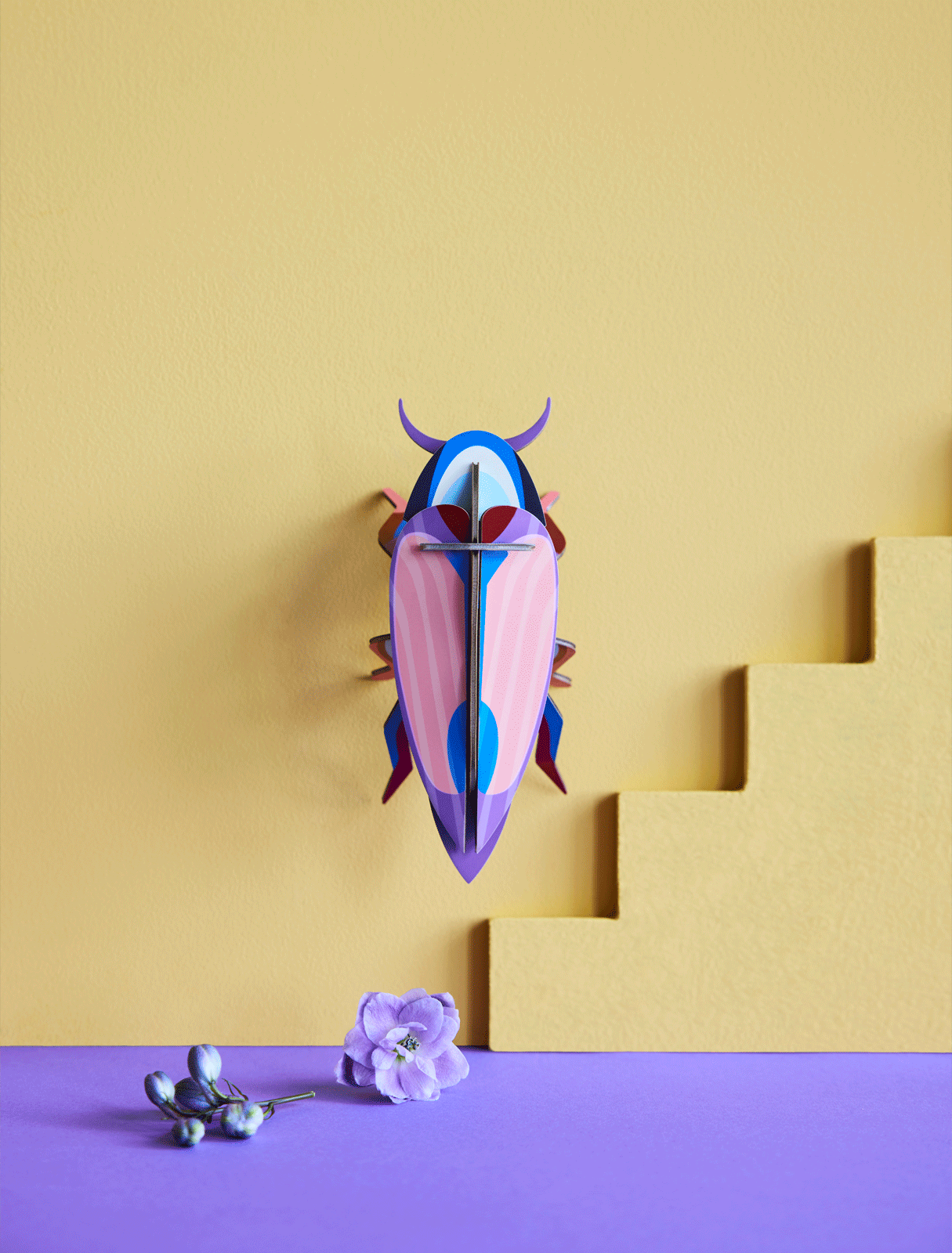 Studio Roof Violet Click Beetle Wall Decoration - Podarok