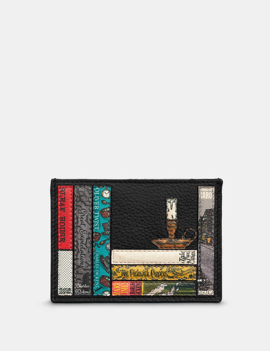 Yoshi Leather Dickens Bookworm Slim Card Holder