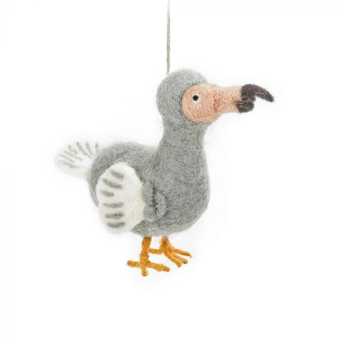 Hand Felted Doris the Dodo Hanging Decoration - Podarok