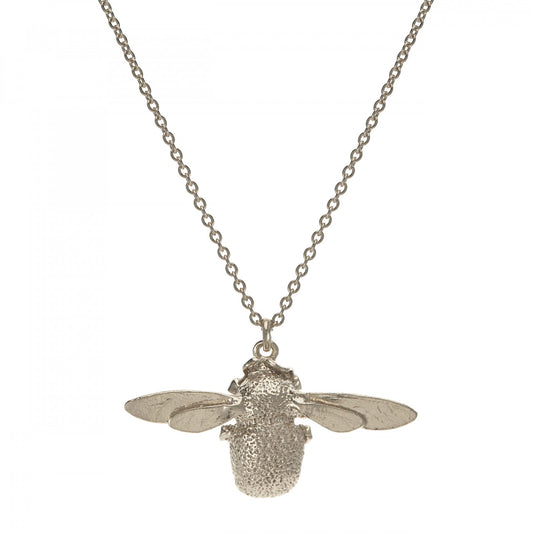 Alex Monroe Silver Bumblebee Necklace