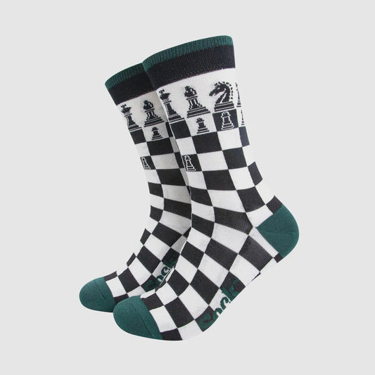 Men's Chess Checkerboard Socks