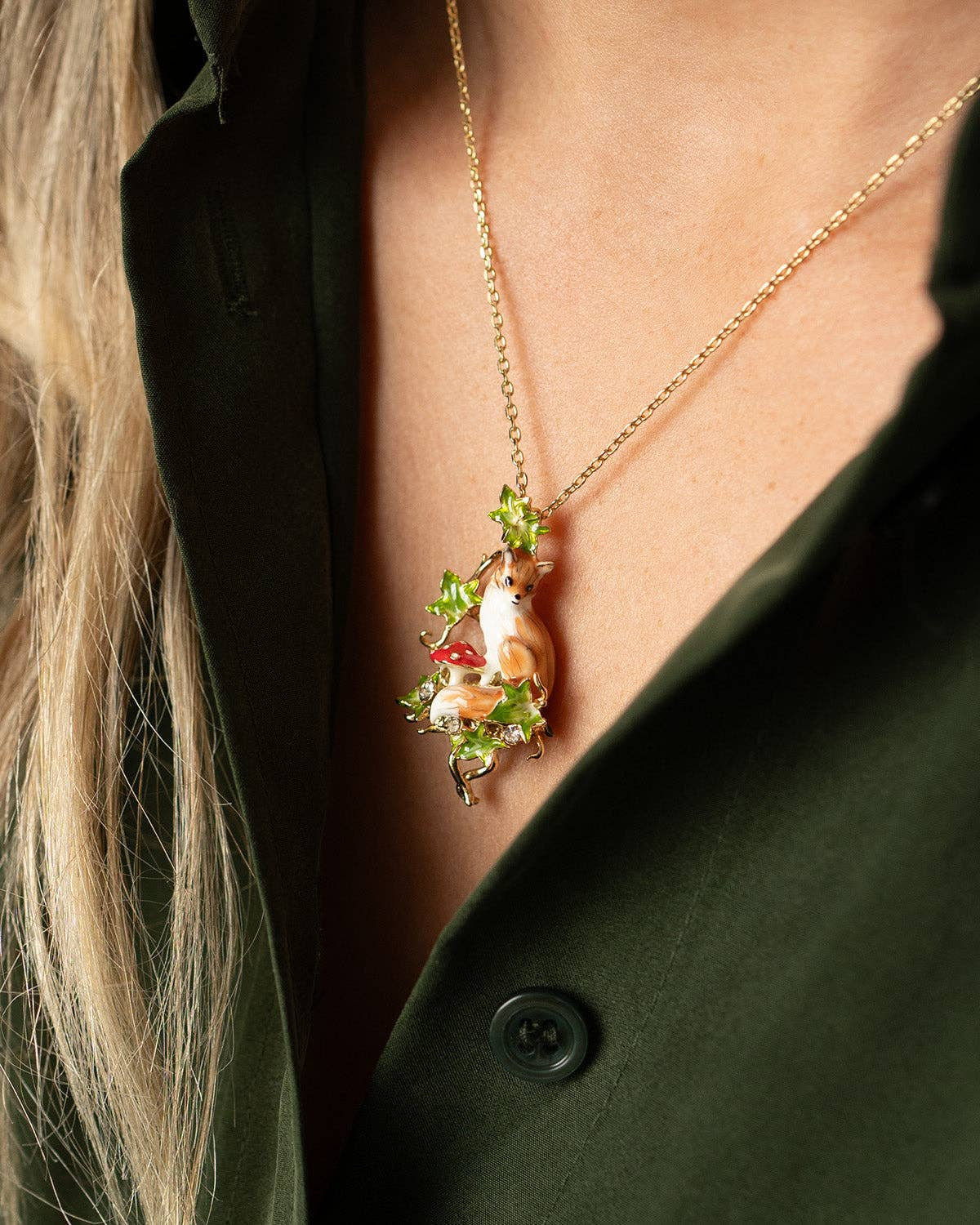 Bill Skinner Fox & Ivy Pendant