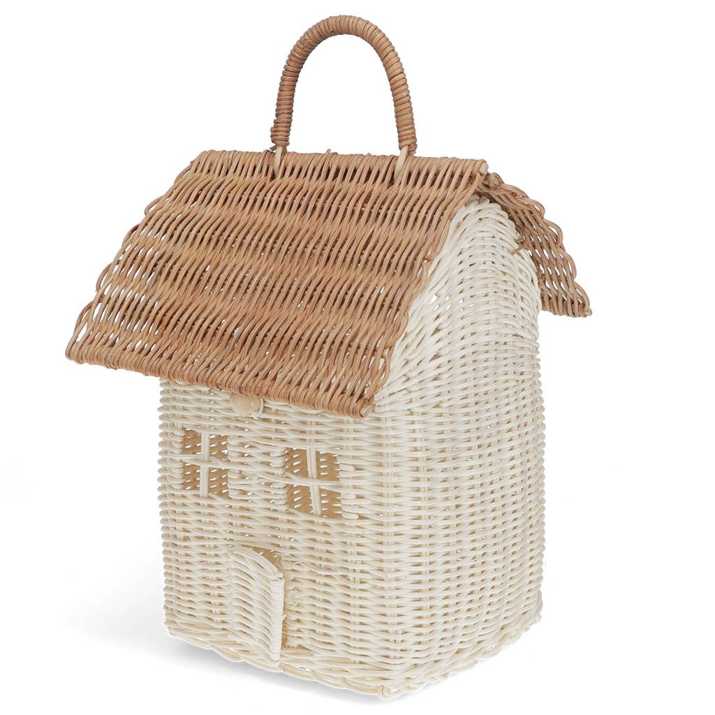 Rattan Cottage Storage Basket