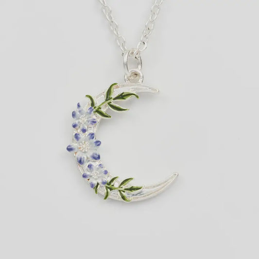 Nightshade Moon Silver Pendant