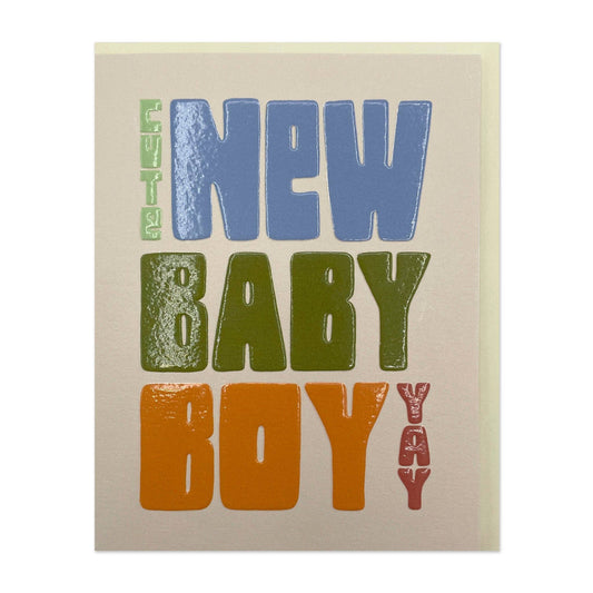 Cute New Baby Boy Card
