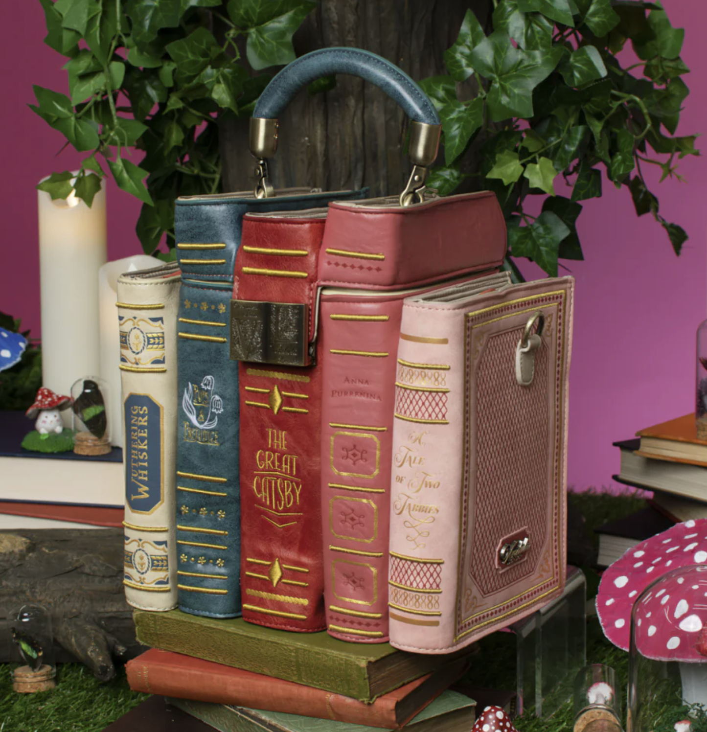Vendula - Bookshelf Boulevard  Book Stack Bag