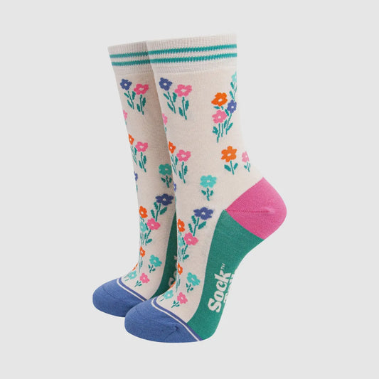 Wildflowers Cream Socks