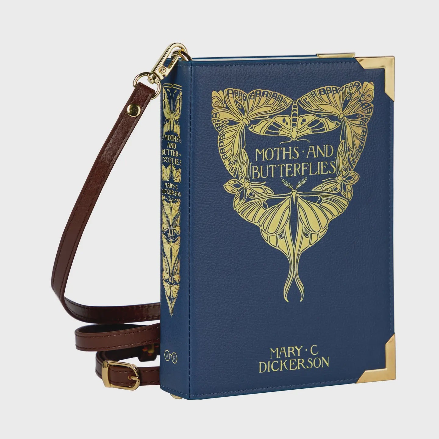 Well Read Moths and Butterflies Crossbody Bag