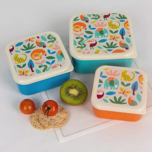 Wild Wonders Set of 3 Snack Boxes