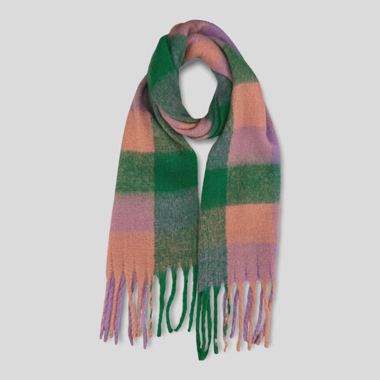 Oldskool Soft Check Blanket Scarf