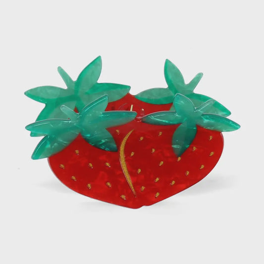 Strawberries Hair Claw Clip