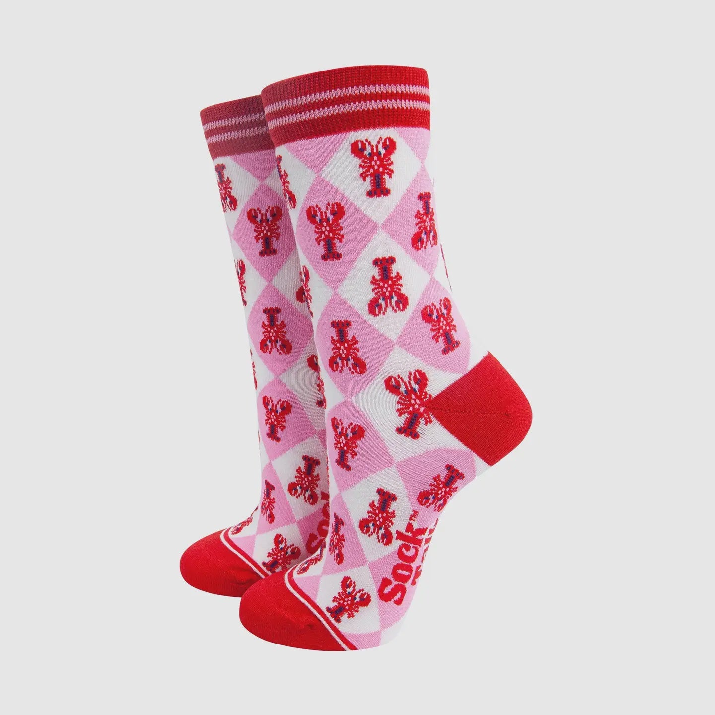 Lobster Checkerboard Socks