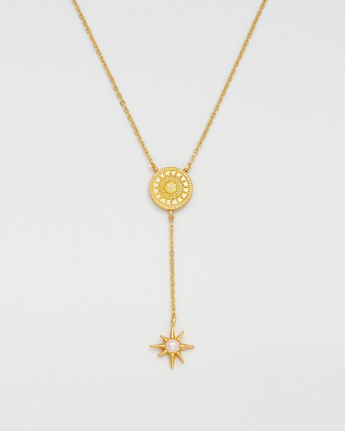 Sun Lariat Necklace