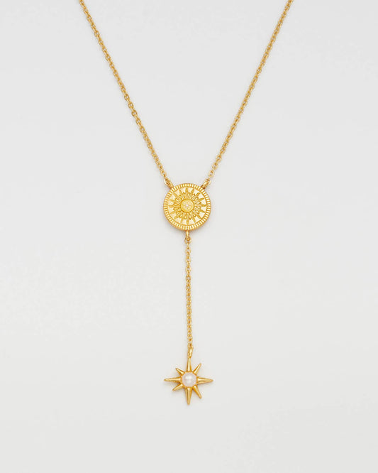 Sun Lariat Necklace