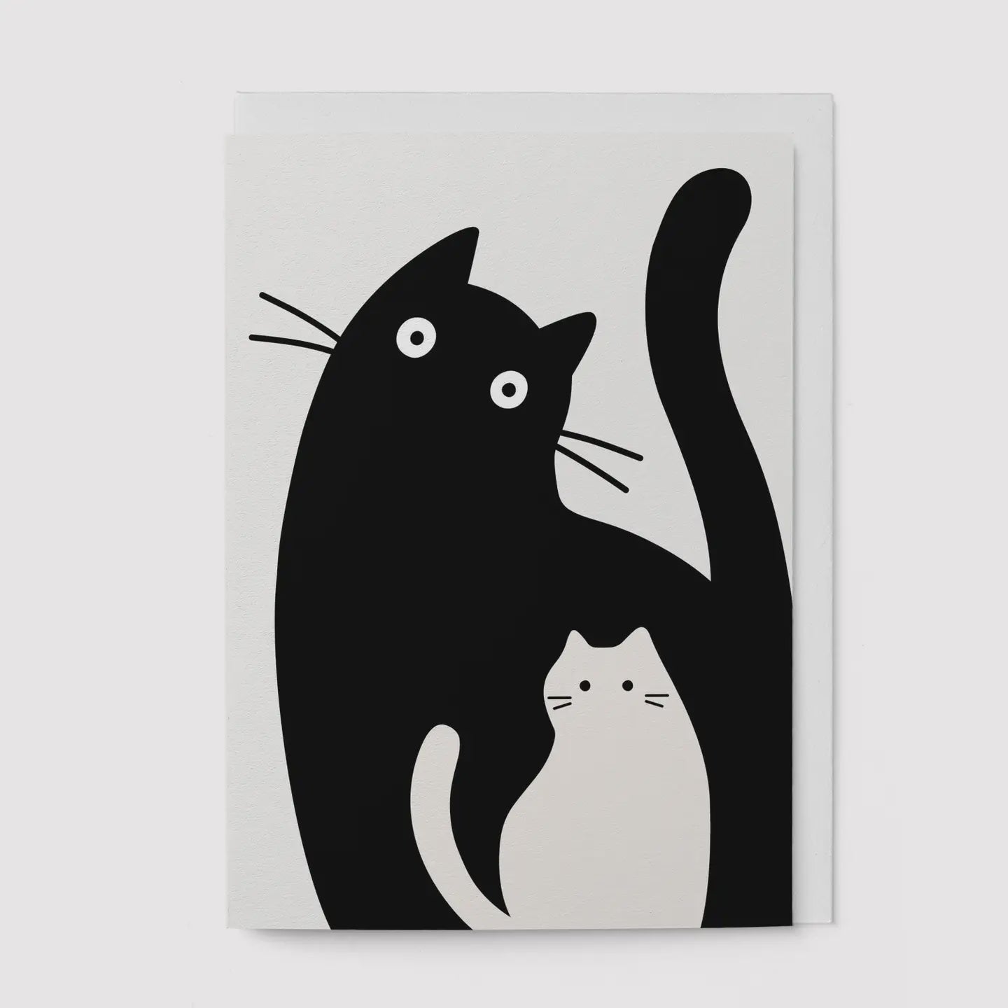 Mama Cat and Kitten Card