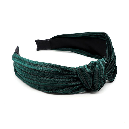 POM Headband - Forrest Green Velvet