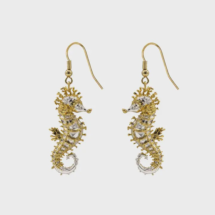 Bill Skinner Seahorse Drop Earrings