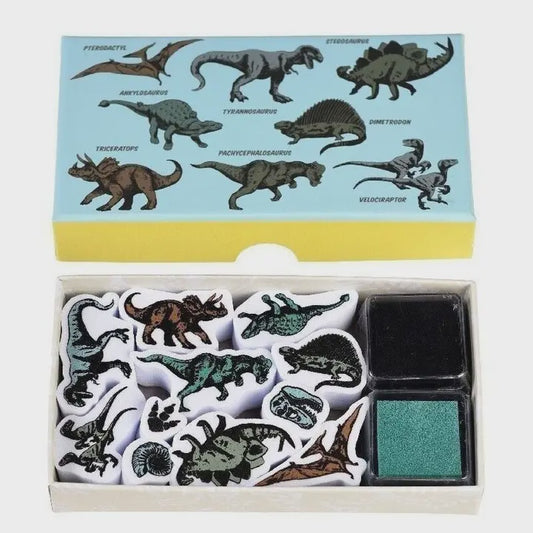 Prehistoric Land Mini Dinosaur Ink Stamp Set