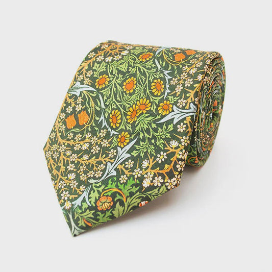 Fox and Chave Morris Blackthorn Silk Tie