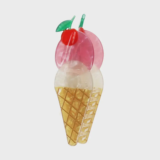 Ice Cream Hair Claw Clip