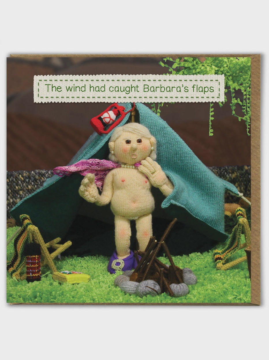 Barbara's Flaps Card