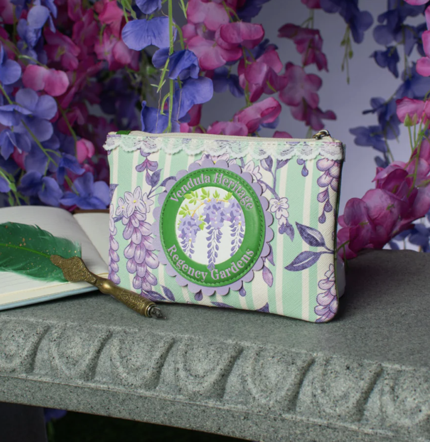 Vendula Heritage - Regency Gardens Zipper Coin Purse