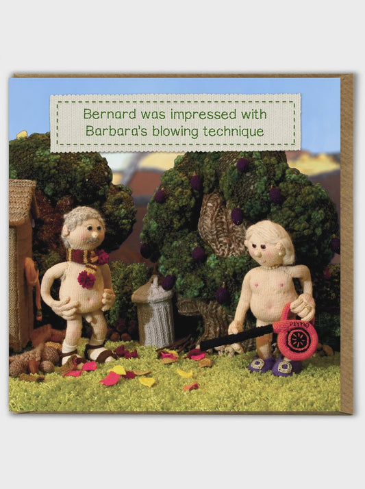 Blowing Technique Card