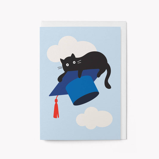 Graduation cat Card