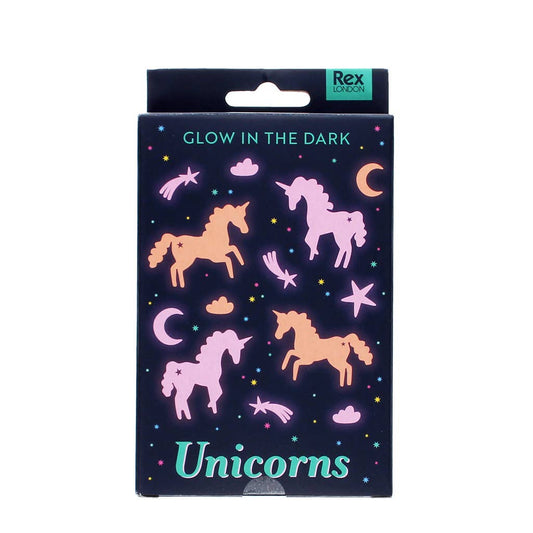 Glow in The Dark Unicorn Stick On Shapes
