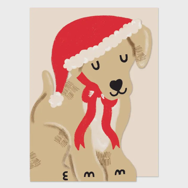 Christmas Puppy Mini Card