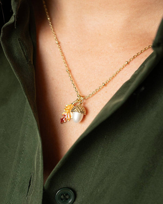 Bill Skinner Acorn & Oak Pendant