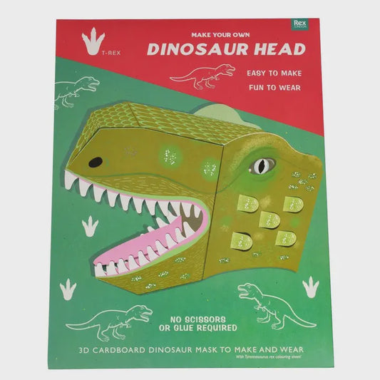 Make Your Own Wearable Dinosaur Head