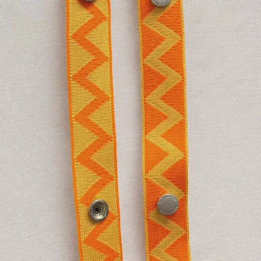 Orange ZigZag Adjustable Strap