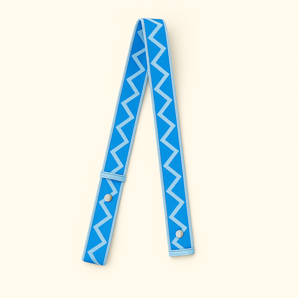 Blue ZigZag Adjustable Strap