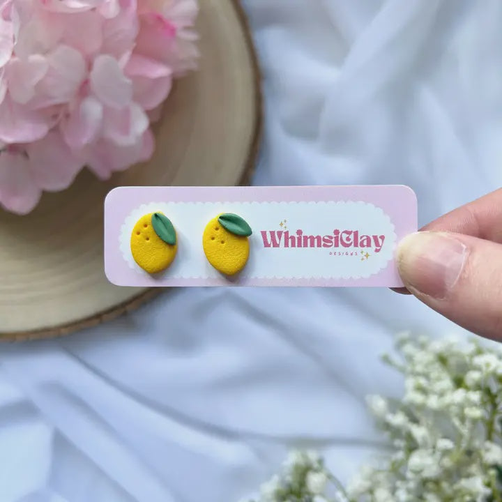 Lemon Stud Earrings