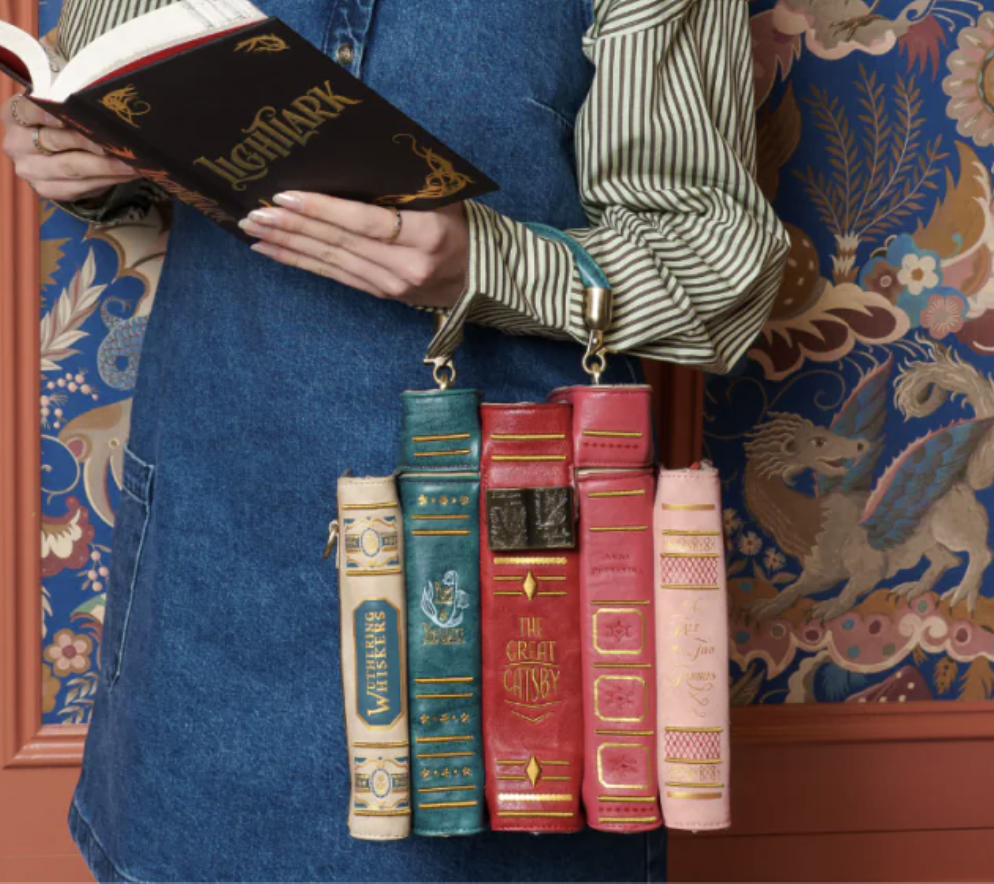 Vendula - Bookshelf Boulevard  Book Stack Bag
