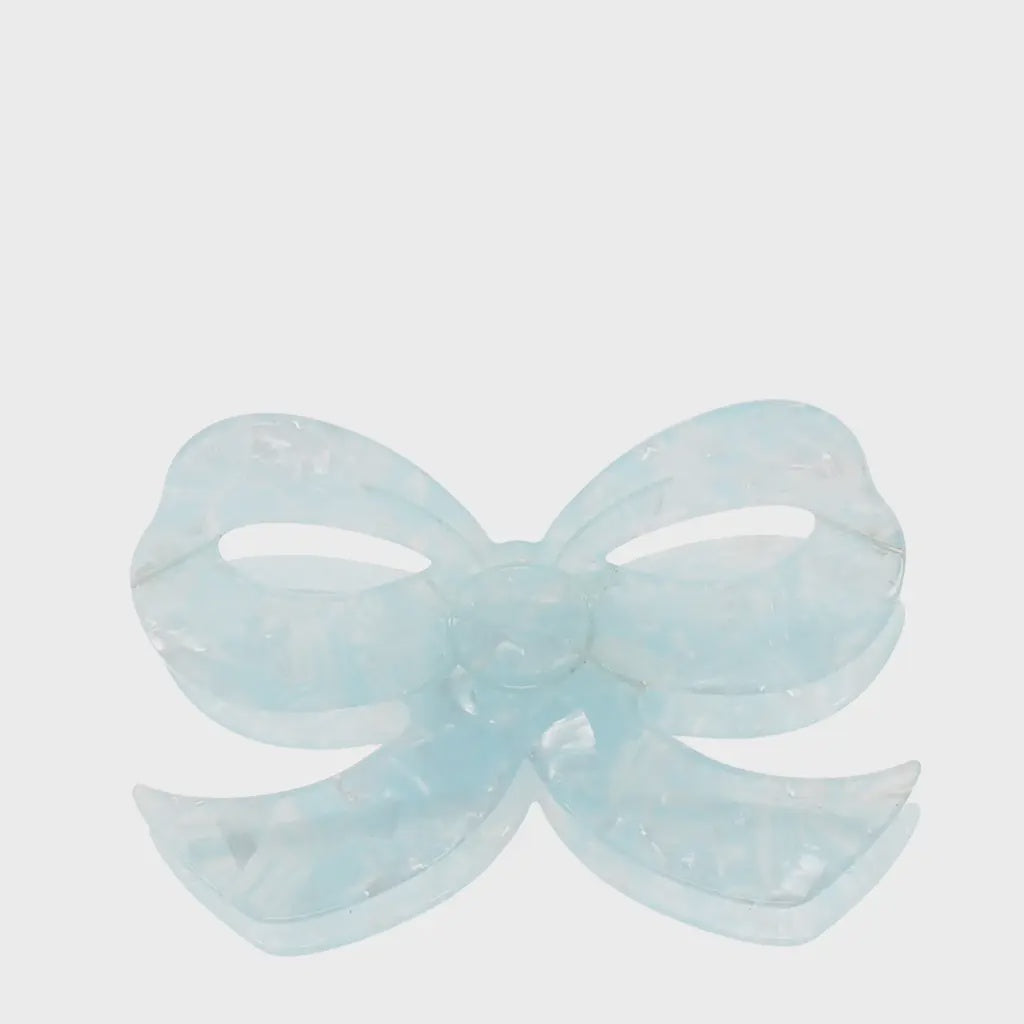 Blue Bow Hair Claw Clip