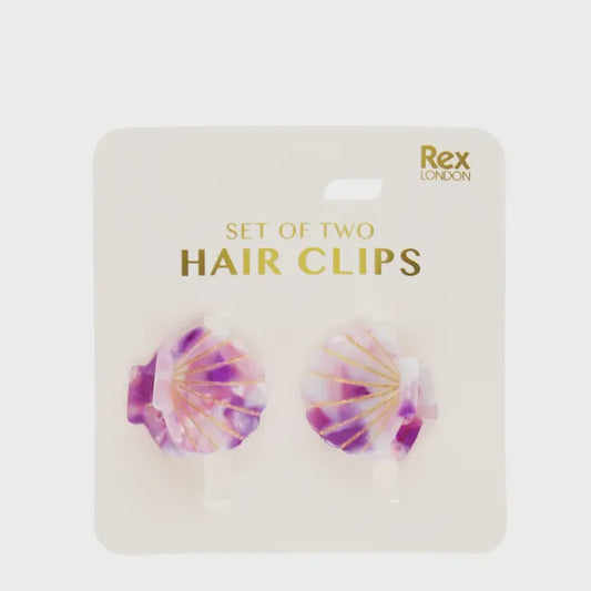 Mini Shell Claw Clips